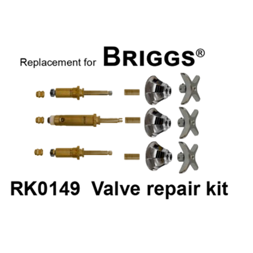 For Briggs RK0149 3 Valve Rebuild Kit