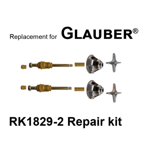 For Glauber RK1829-2 2 Valve Rebuild Kit