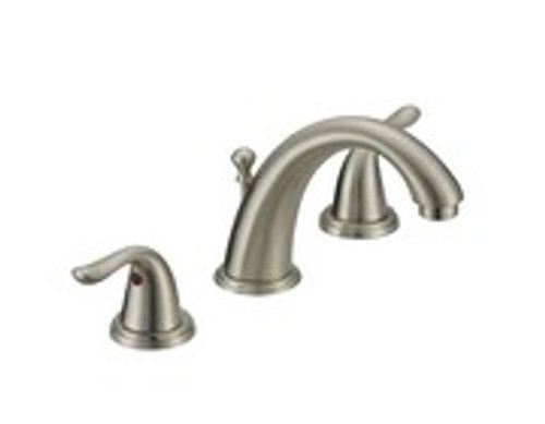Matco-Norca BL-480BN Two Handle 8" Widespread Lavatory Faucet Brushed Nickel.