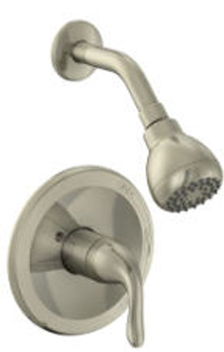 Matco-Norca BL-720BNDJP Brushed Nickel Single Control Tub & Shower Trim Slip On Diverter, Job Pack.