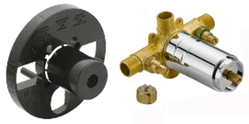 Matco-Norca SR-799WS Single Control Pressure Balancing Valve Universal 1/2" Fittings (CC & IP) With Stops.