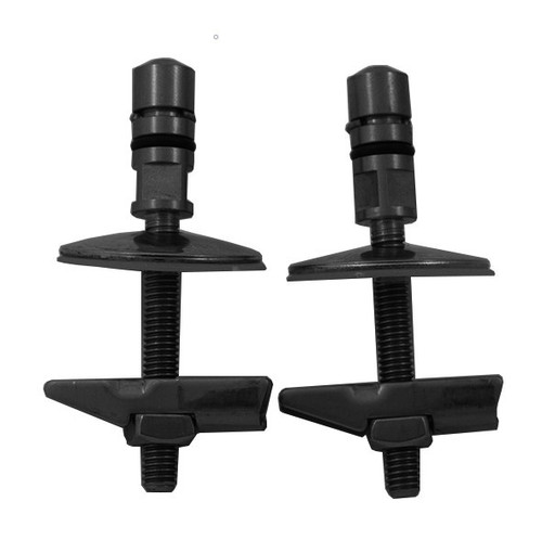 Duravit 0061761000 Hinge Set for Seat and Cover with or without Soft Closure - Stainless Steel