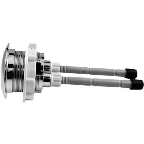 Duravit 0075821000 Push Button Dual Flush for Flush Valve 0074139500 - Chrome