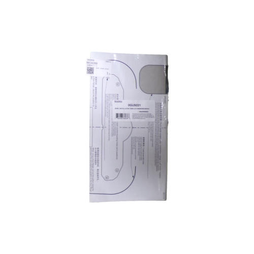 Toto 0GU9221 Bowl Installation Template, MS989/988/389.