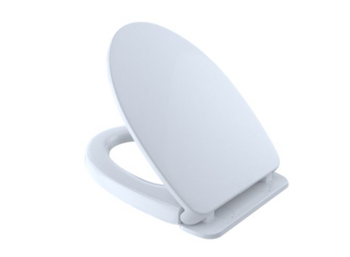 Toto Ss124#01 Soft Close Elongated Toilet Seat Cotton