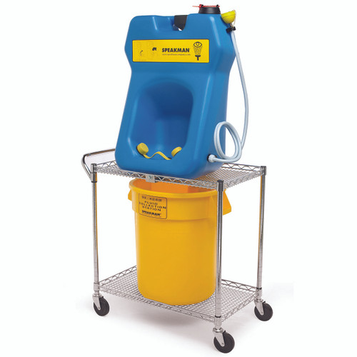 Speakman SE-4380 GravityFlo Portable Eyewash & Transportation Cart