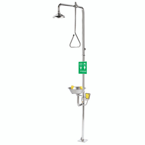 Speakman SE-626 Combination Stainless Steel Emergency Shower with Eyewash