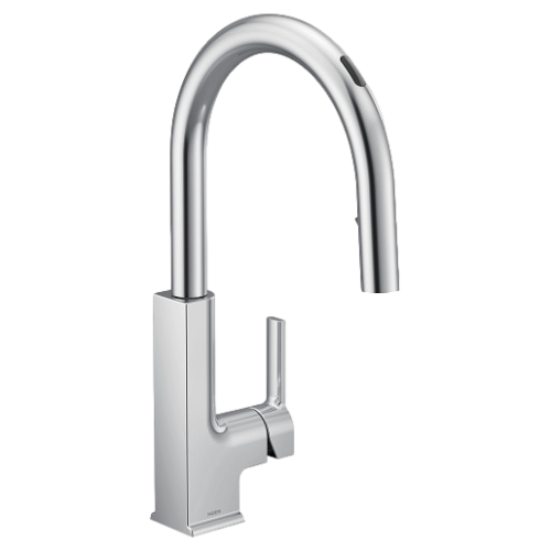 Moen S72308EVC STo Smart Kitchen One-Handle High Arc Pulldown Kitchen Faucet - Polished Chrome
