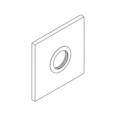 Hansgrohe 96750000 AX Citterio Escutcheon - Polished Chrome