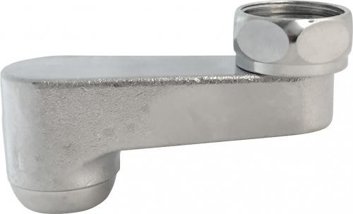 Chicago Faucets HJKABRCF 2-1/2in Offset Inlet Supply Arm Rough Chrome