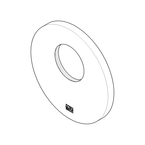 Dornbracht 09110216200 xTOOL Escutcheon Modern Chrome Finish