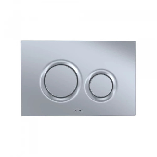 Toto YT930#MS Basic Round Push Plate - Matte Silver