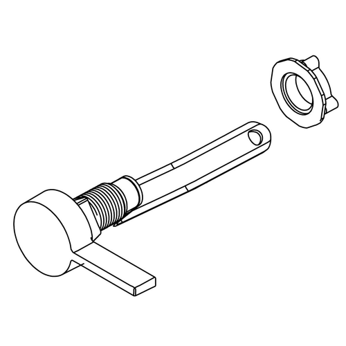 Kohler 1402650-CP Reach Trip Lever - Polished Chrome
