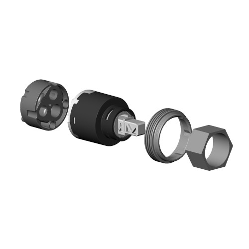 Dornbracht 9015050460590 EHM Cartridge  insert 45° with fastening nut and adapter key
