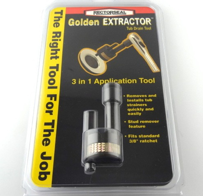 Rectorseal 97258 Golden Extractor Tub Drain Tool