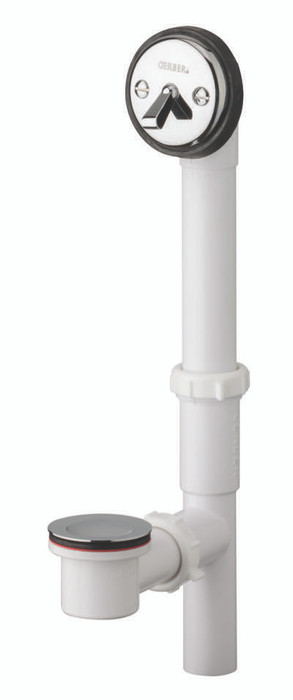 Gerber 41-550, G0041550 Gerber Classics PVC Lift  Turn Drain for Standard  Tub Chrome