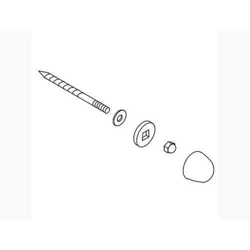 Kohler 10171240 floor bolt accessory pack