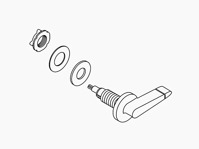 Kohler 1203699CPG trip lever kit
