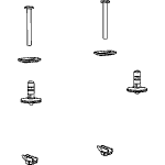 Duravit 596000607001 Installation Accessory for SensoWash Slim  
