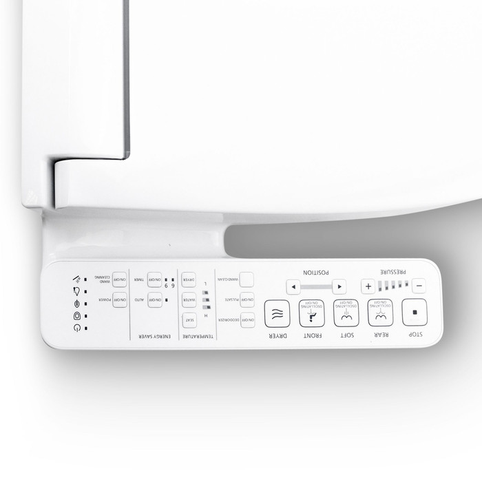 TOTO USA SW3074T40#01 C2 Elongated Soft Close Bidet Seat - Cotton White (Open Box)