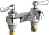 Chicago Faucets 802-VABCP Deck-Mounted Manual Sink Faucet with 4" Centers