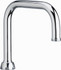 Chicago Faucets DB6AJKABCP 6-1/4" Rigid/Swing Double-Bend Spout