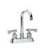 Krowne 15-301L - Royal Series 4" Center Deck Mount Faucet, 6" Gooseneck Spout, Low Lead