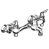 American Standard 8351076.002 Wall-Mount Service Sink Faucet W/Offset Shanks American Standard 8351076.002 Wall-Mount Service Sink Faucet W/Offset Shanks
