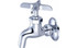 Central Brass 0007-1/2 Single Handle Wallmount Faucet, Chrome