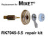 For Mixet RK7045-5.5 Single Lever Rebuild Kit