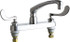Chicago Faucets 1100-317XKABCP Deck-Mounted Manual Sink Faucet with 8" Centers