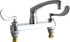 Chicago Faucets 1100-E35-317ABCP Deck-Mounted Manual Sink Faucet with 8" Centers