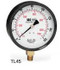 Weiss Instruments Trade Line Tl40-160-4l 1/4" Male 0-160 Psi 4" Round Pressure Gauge