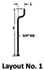 White Racker Wr-915k Urinal High Tank Brass Flush Pipe