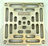 Mifab S5pg-3 5x5 Grate W/ Securing Screws Stainless Steel