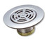 Matco-Norca SS-400 4-1/2” Flat Top Sink Strainer - Galvanized Locking Shell.