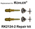 For Kohler RK2124-2 2 Valve Rebuild Kit