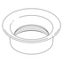 Kohler 1036932-2bl Trim  Ring- Drain - Black