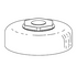 SLOAN R10 CP COVER REGAL LESS STAMP 0317085PK