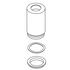 Kohler 1216752-Cp Kit- Handle Bonnet- Short - Polished Chrome