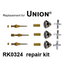 For Union Brass RK0324 3 Valve Repair Kit