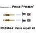 For Price Pfister Rk6346-2 2 Valve Rebuild Kit