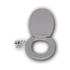 Genuine Gerber GC550129 Slow Close Round Front Seat White.