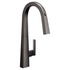 Moen S75005EVBLS Nio Smart Kitchen Faucet One-Handle High Arc Pulldown - Black Stainless
