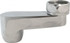 Chicago Faucets HJKABCP 2-1/2in Offset Inlet Supply Arm Polished Chrome