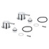 Grohe 48357000 Lineare New Pair Of Handles Blue/Red