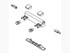 Kohler 1213312-47 Hinge Kit - Almond