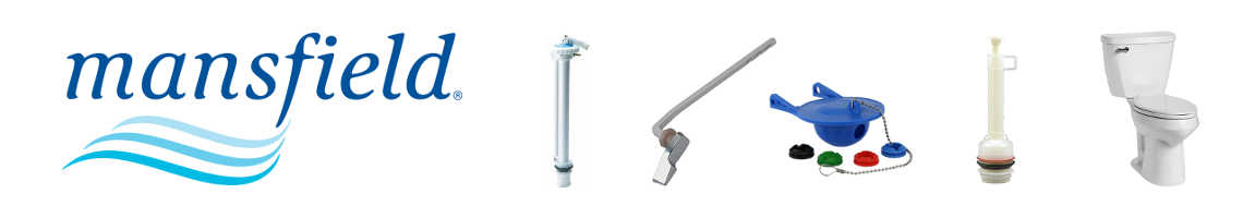 Mansfield Toilet Parts. Fill valves, flush valves, flappers.