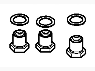 Kohler 1095353 deep rough-in kit- vos and sidespray