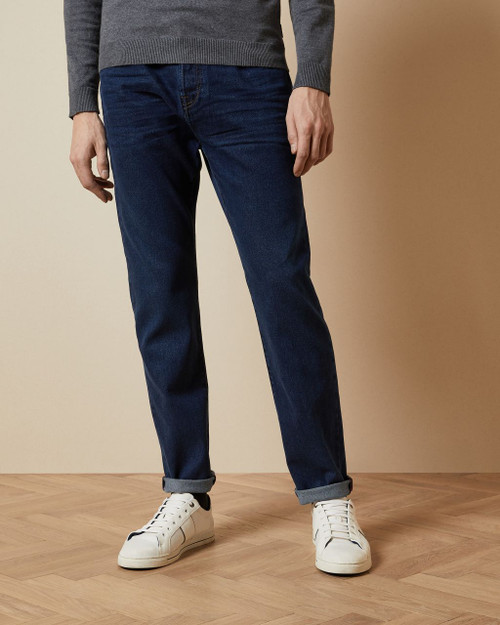 Straight Mid Wash Jeans